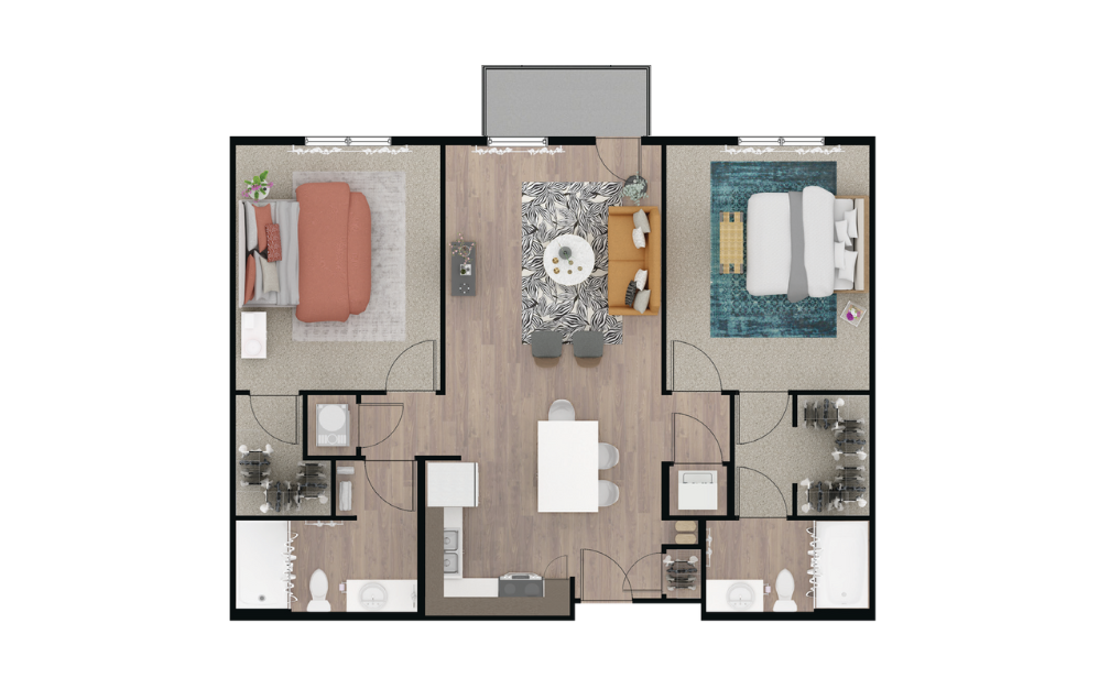 2D floorplan image