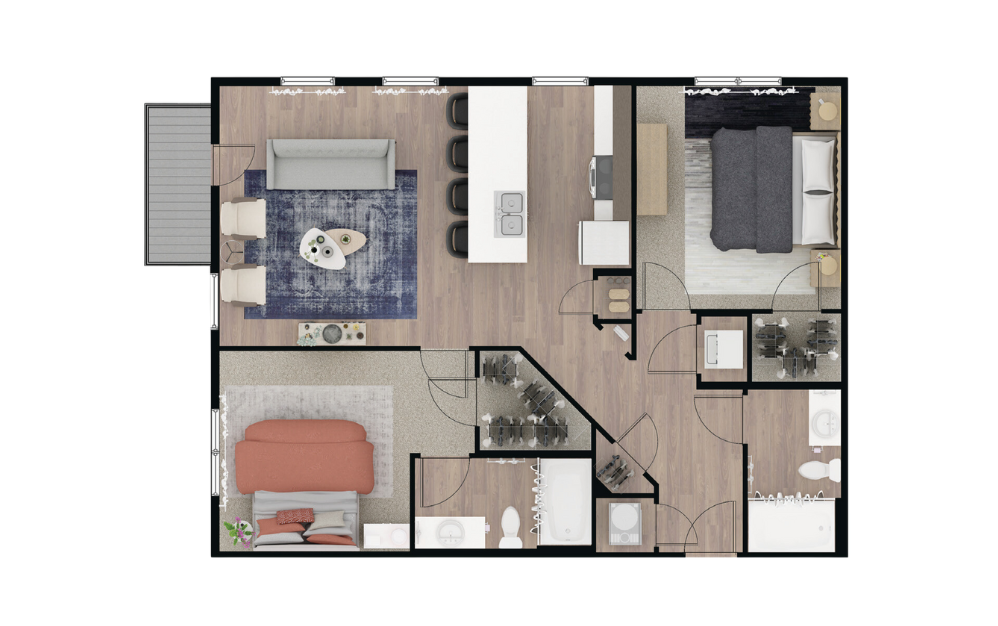 2D floorplan image