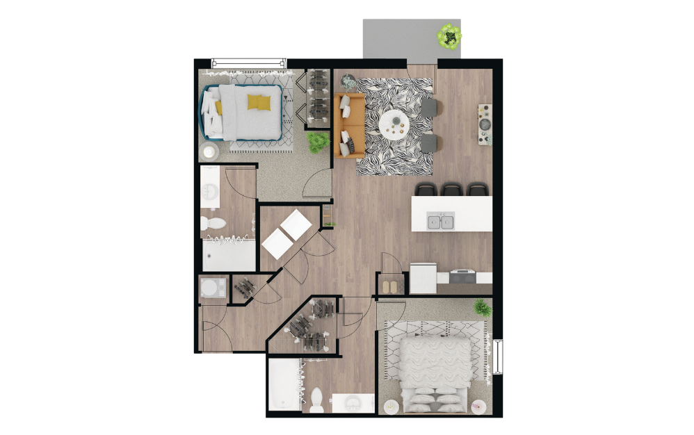 2D floorplan image